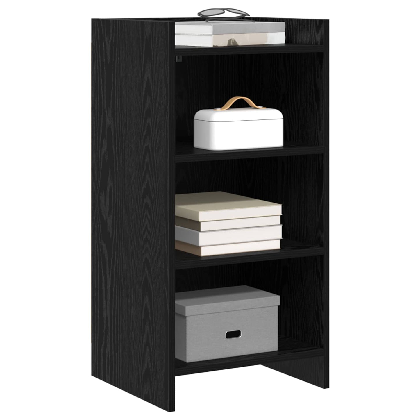 vidaXL Sideboard Black Oak 40 x 36 x 80 cm Engineered Wood
