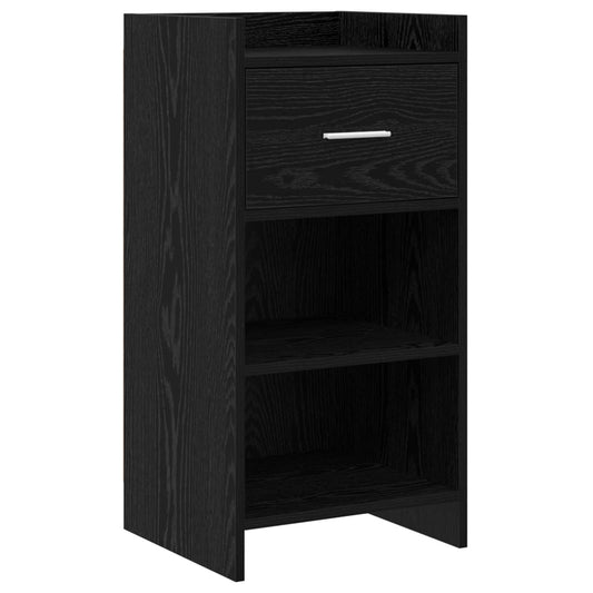 vidaXL Sideboard Black Oak 40 x 36 x 80 cm Engineered Wood