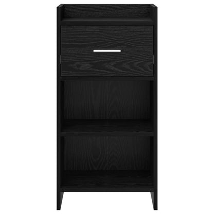 vidaXL Sideboard Black Oak 40 x 36 x 80 cm Engineered Wood