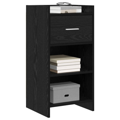 vidaXL Sideboard Black Oak 40 x 36 x 80 cm Engineered Wood