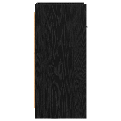 vidaXL Sideboard Black Oak 40 x 36 x 80 cm Engineered Wood