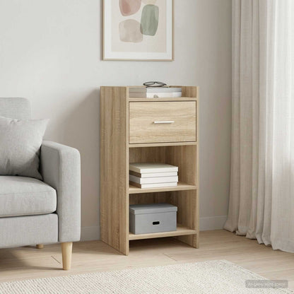 vidaXL Sideboard Sonoma Oak 40 x 36 x 80 cm Engineered Wood