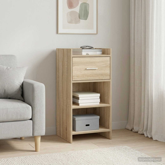vidaXL Sideboard Sonoma Oak 40 x 36 x 80 cm Engineered Wood