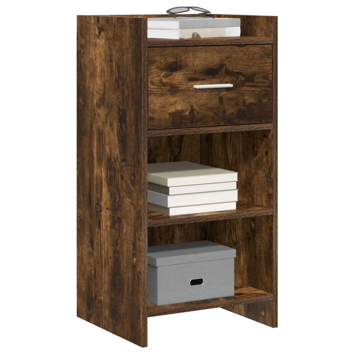 vidaXL Sideboard Smoked Oak 40 x 36 x 80 cm Engineered Wood
