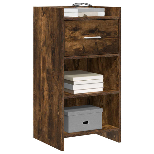 vidaXL Sideboard Smoked Oak 40 x 36 x 80 cm Engineered Wood