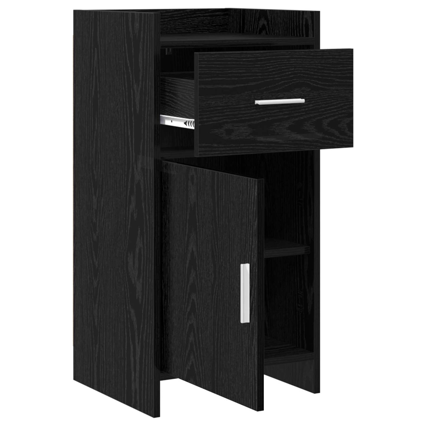vidaXL Sideboard Black Oak 40 x 36 x 80 cm Engineered Wood