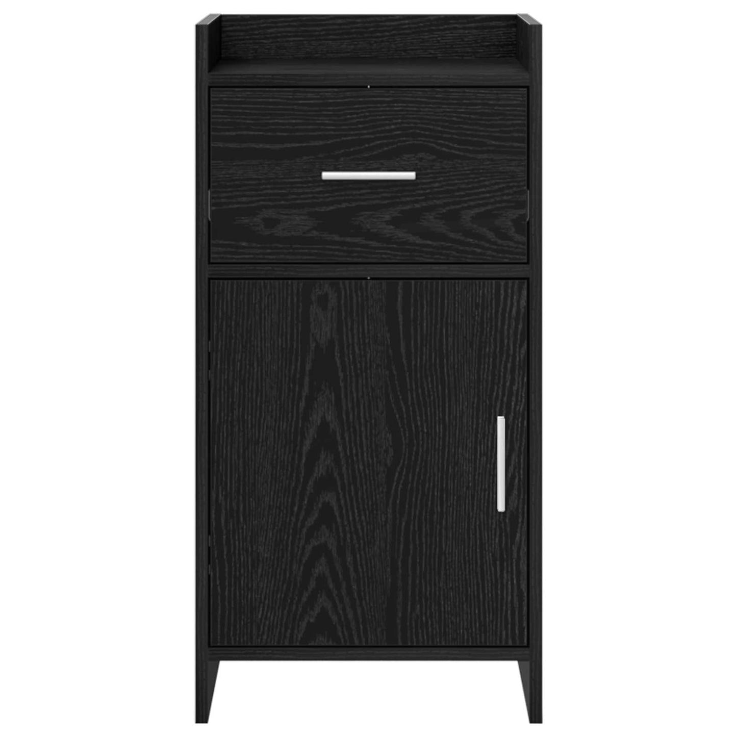 vidaXL Sideboard Black Oak 40 x 36 x 80 cm Engineered Wood