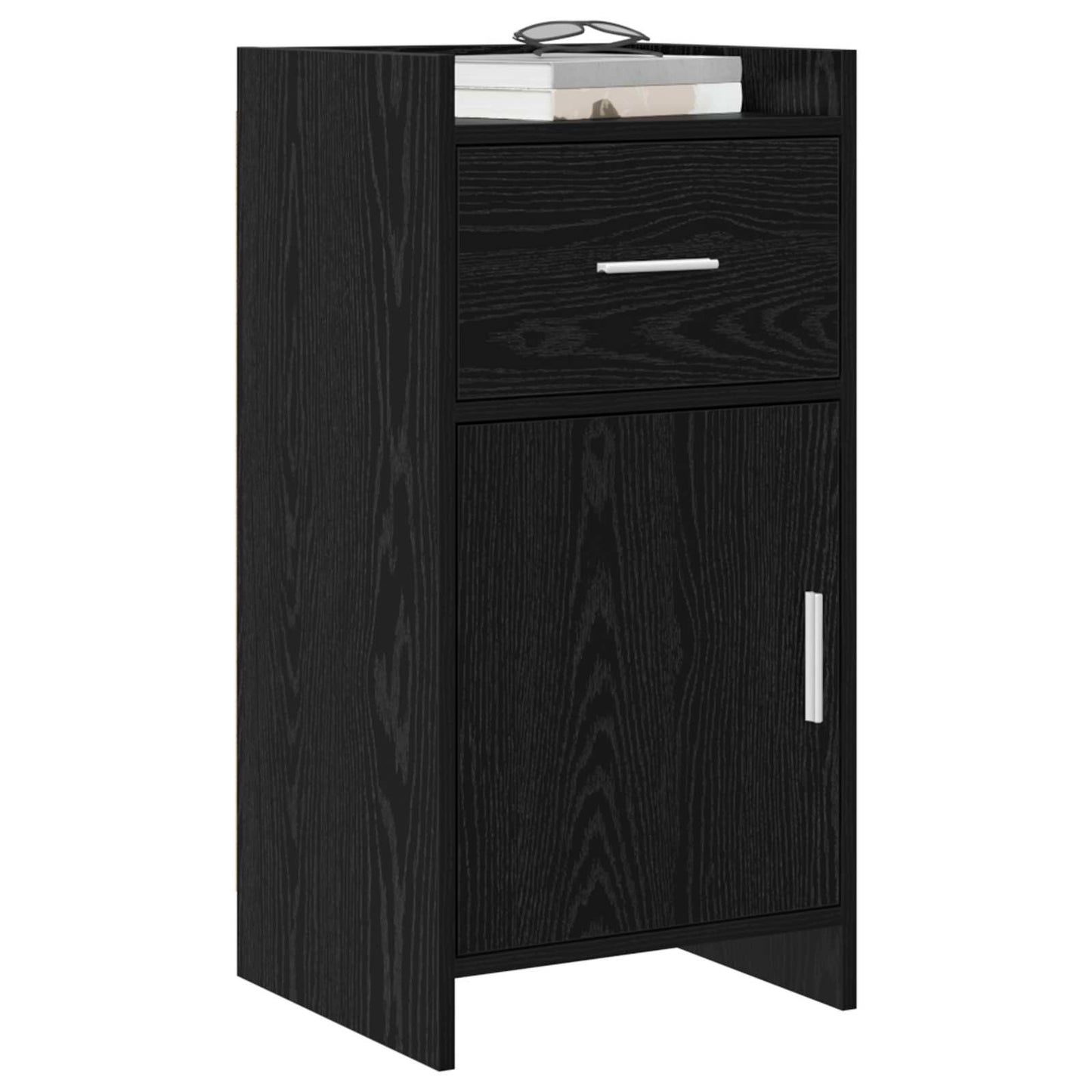 vidaXL Sideboard Black Oak 40 x 36 x 80 cm Engineered Wood