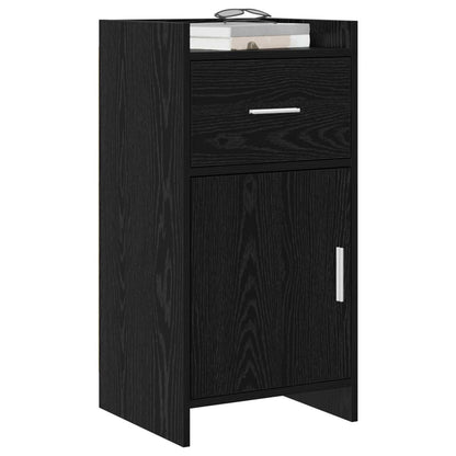 vidaXL Sideboard Black Oak 40 x 36 x 80 cm Engineered Wood