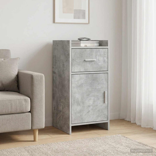 vidaXL Sideboard Concrete Grey 40 x 36 x 80 cm Engineered Wood