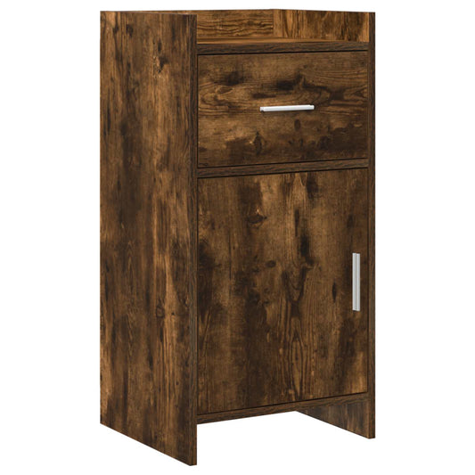 vidaXL Sideboard Smoked Oak 40 x 36 x 80 cm Engineered Wood
