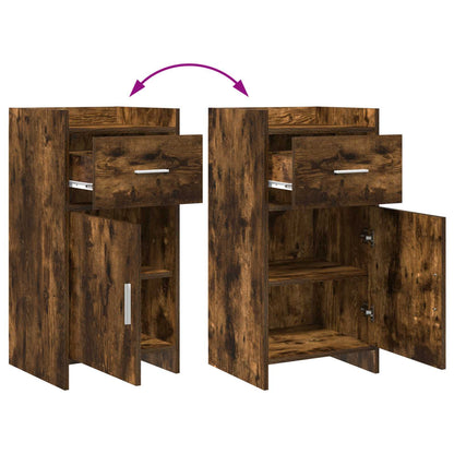 vidaXL Sideboard Smoked Oak 40 x 36 x 80 cm Engineered Wood