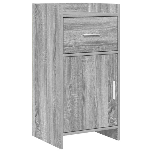vidaXL Sideboard Grey Sonoma 40 x 36 x 80 cm Engineered Wood