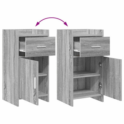 vidaXL Sideboard Grey Sonoma 40 x 36 x 80 cm Engineered Wood
