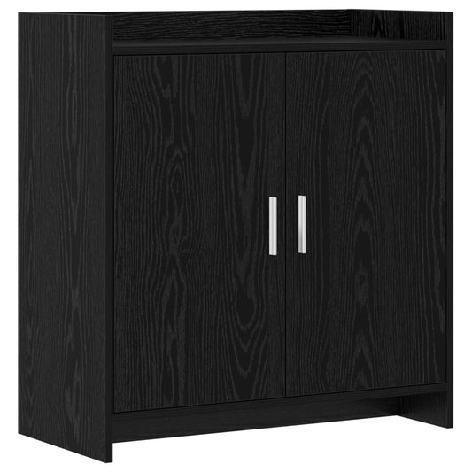 vidaXL Sideboard Black Oak 72 x 36 x 80 cm Engineered Wood