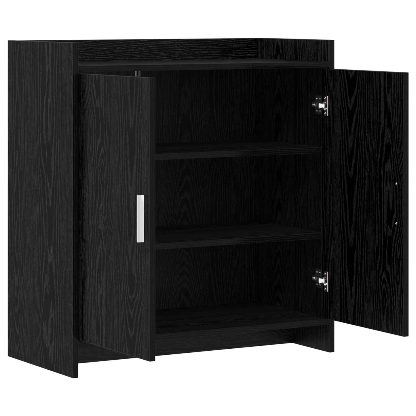 vidaXL Sideboard Black Oak 72 x 36 x 80 cm Engineered Wood