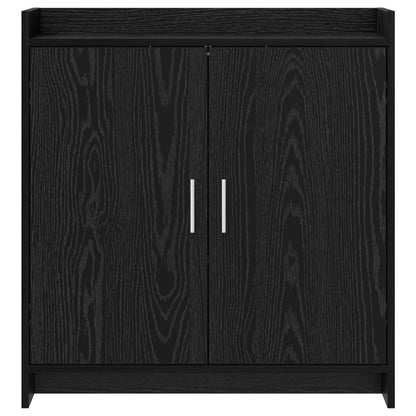 vidaXL Sideboard Black Oak 72 x 36 x 80 cm Engineered Wood