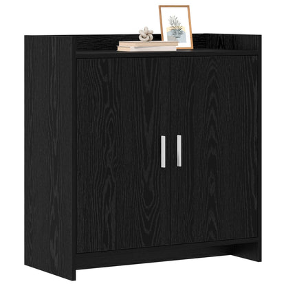 vidaXL Sideboard Black Oak 72 x 36 x 80 cm Engineered Wood