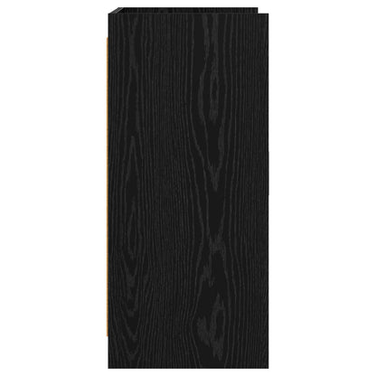 vidaXL Sideboard Black Oak 72 x 36 x 80 cm Engineered Wood