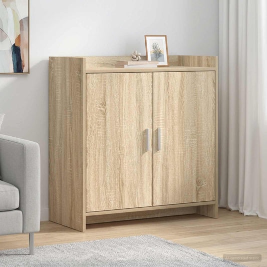 vidaXL Sideboard Sonoma Oak 72 x 36 x 80 cm Engineered Wood