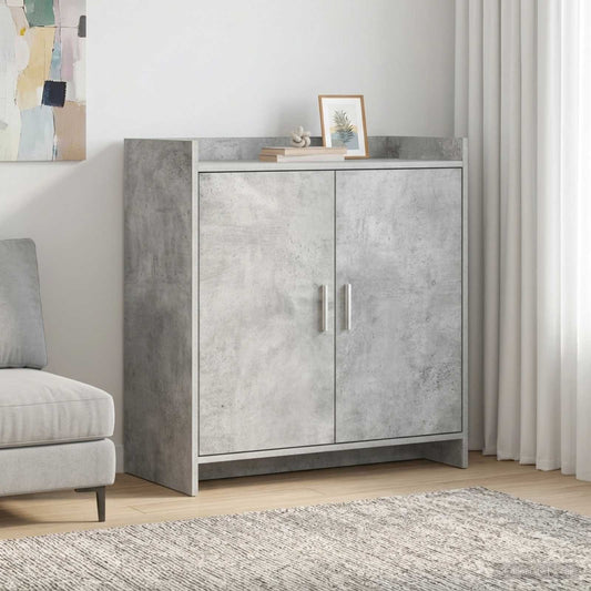 vidaXL Sideboard Concrete Grey 72 x 36 x 80 cm Engineered Wood