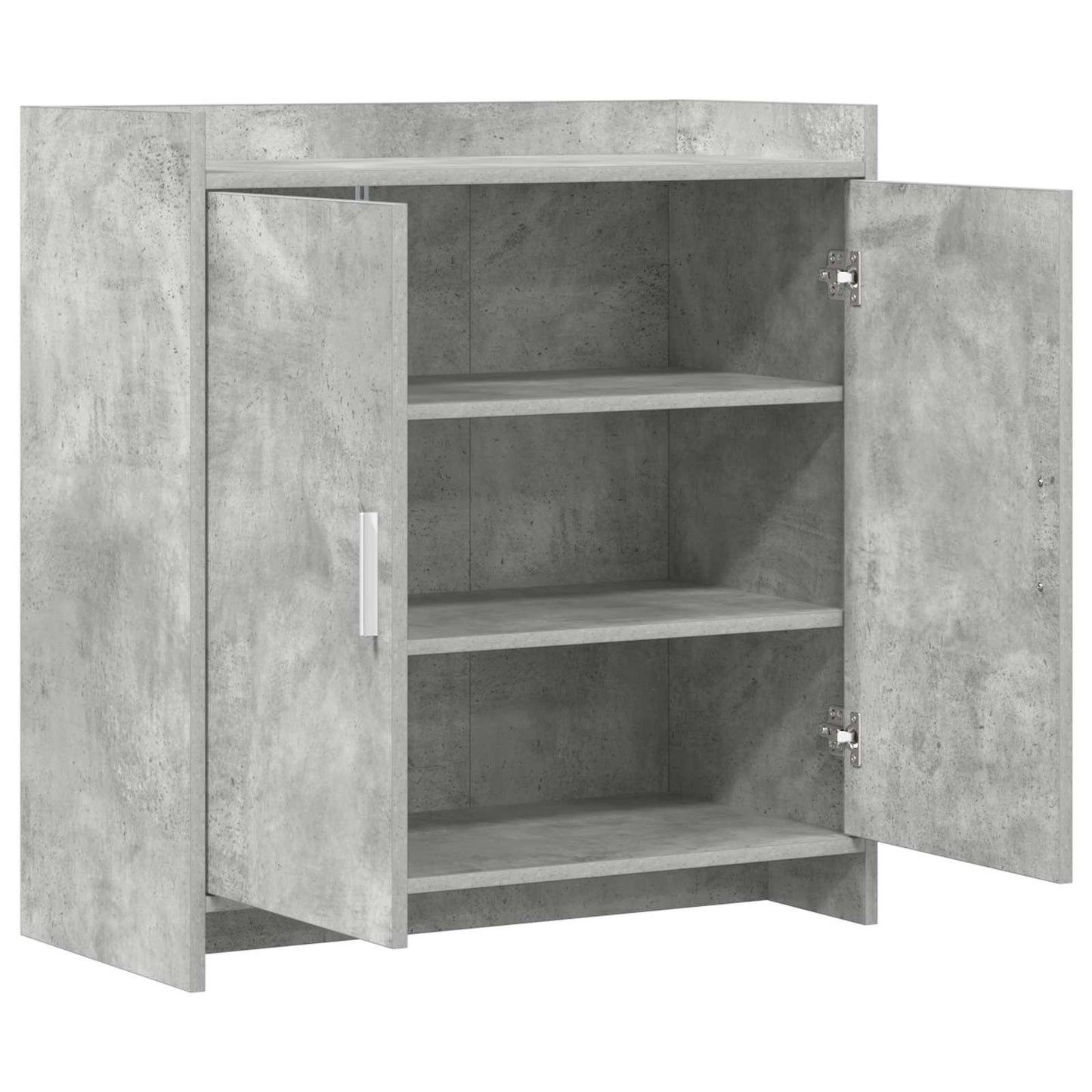 vidaXL Sideboard Concrete Grey 72 x 36 x 80 cm Engineered Wood