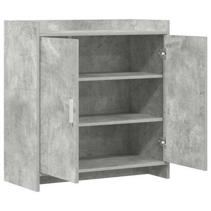 vidaXL Sideboard Concrete Grey 72 x 36 x 80 cm Engineered Wood