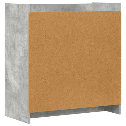 vidaXL Sideboard Concrete Grey 72 x 36 x 80 cm Engineered Wood