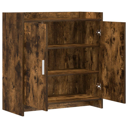 vidaXL Sideboard Smoked Oak 72 x 36 x 80 cm Engineered Wood