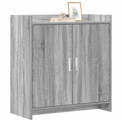 vidaXL Sideboard Grey Sonoma 72 x 36 x 80 cm Engineered Wood