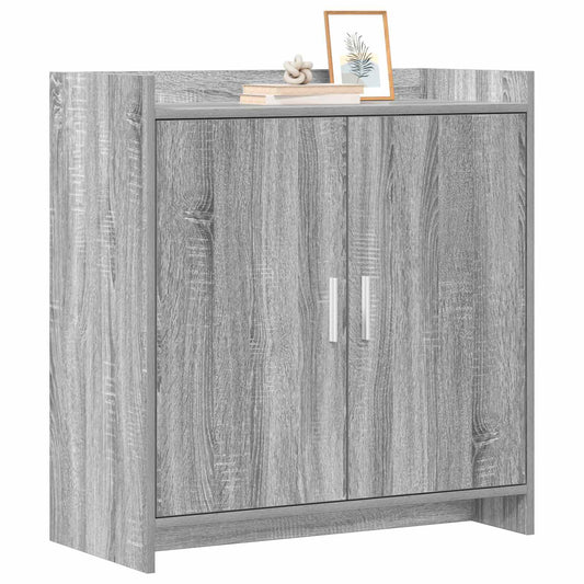 vidaXL Sideboard Grey Sonoma 72 x 36 x 80 cm Engineered Wood