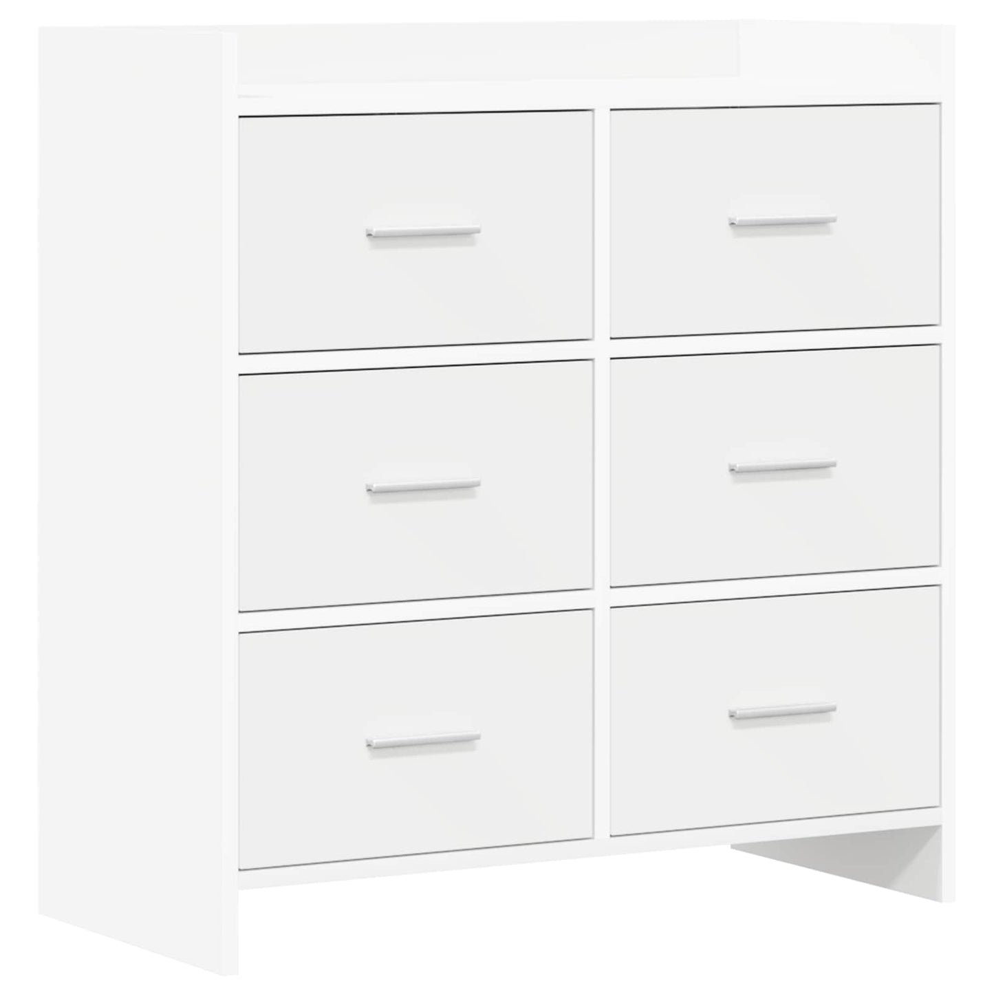 vidaXL Sideboard White 75 x 33 x 80 cm Engineered Wood