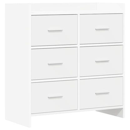vidaXL Sideboard White 75 x 33 x 80 cm Engineered Wood