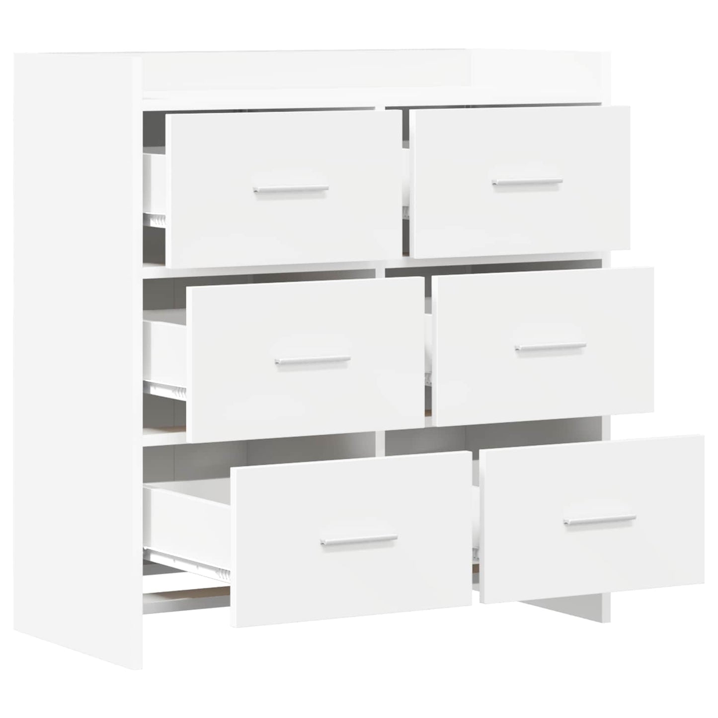 vidaXL Sideboard White 75 x 33 x 80 cm Engineered Wood