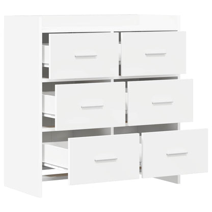 vidaXL Sideboard White 75 x 33 x 80 cm Engineered Wood