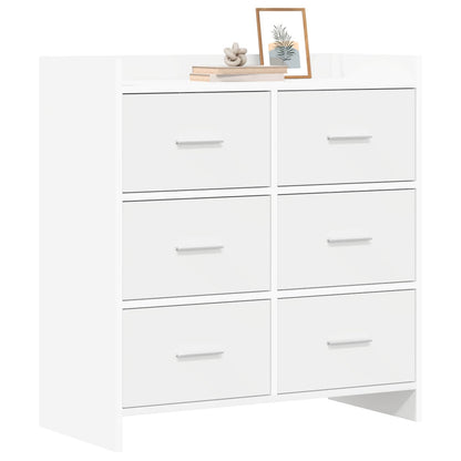 vidaXL Sideboard White 75 x 33 x 80 cm Engineered Wood