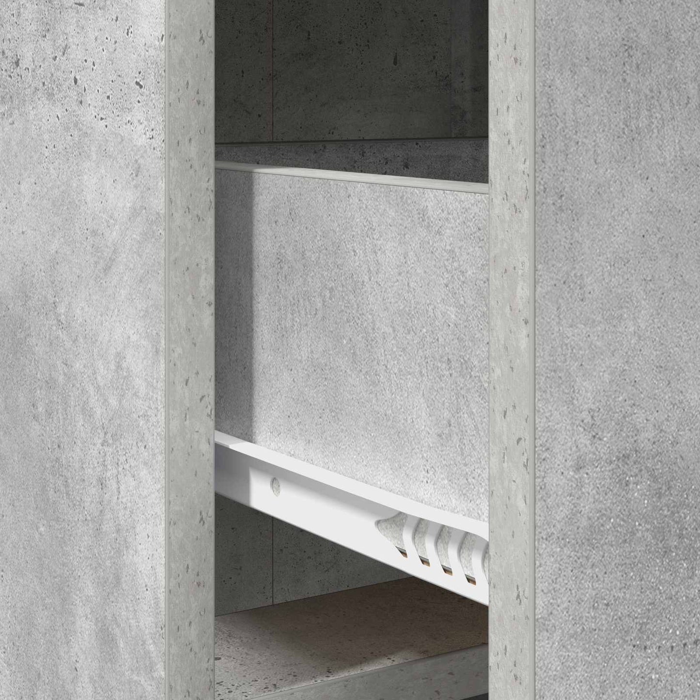 vidaXL Sideboard Concrete Grey 75 x 33 x 80 cm Engineered Wood