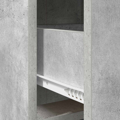 vidaXL Sideboard Concrete Grey 75 x 33 x 80 cm Engineered Wood