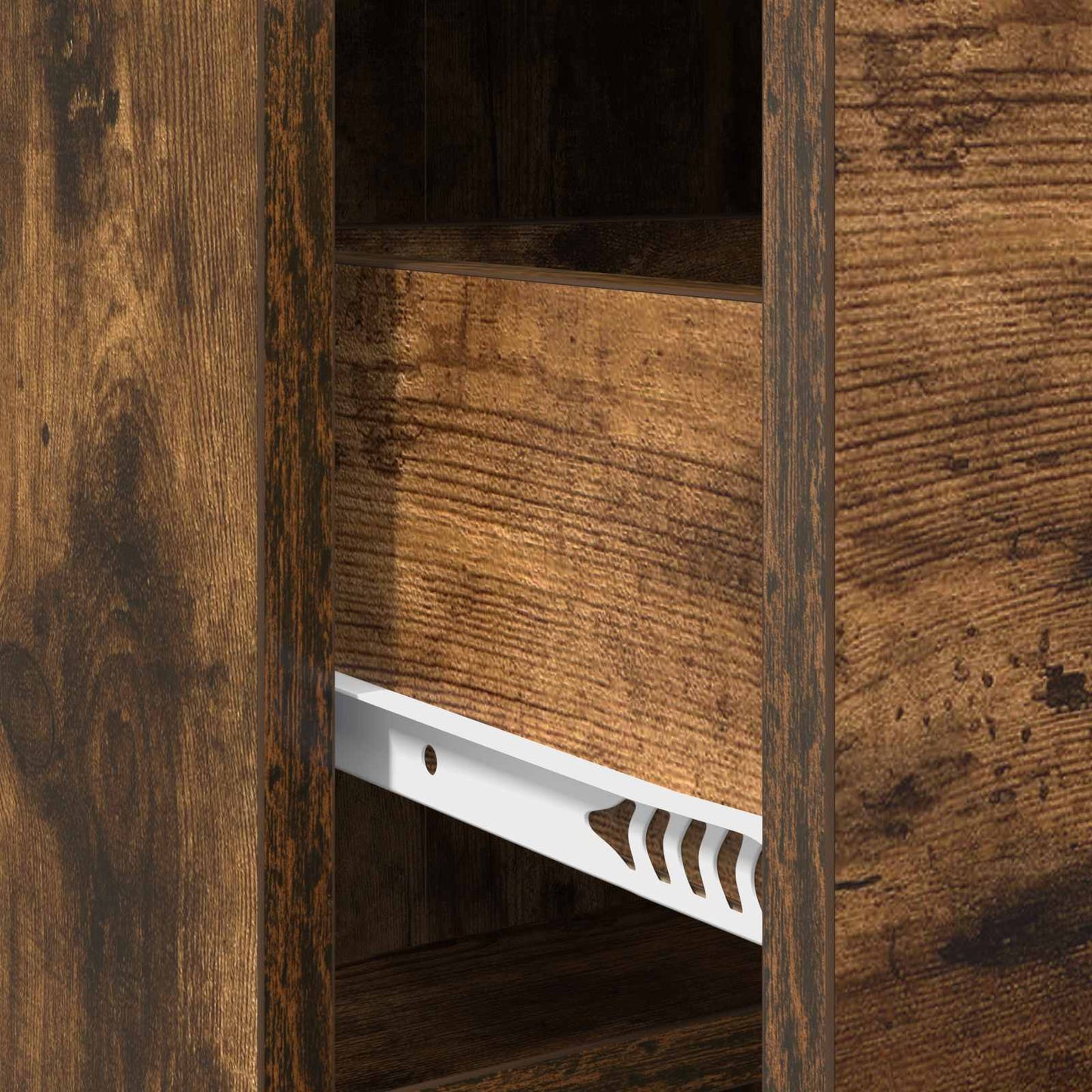 vidaXL Sideboard Smoked Oak 75 x 33 x 80 cm Engineered Wood