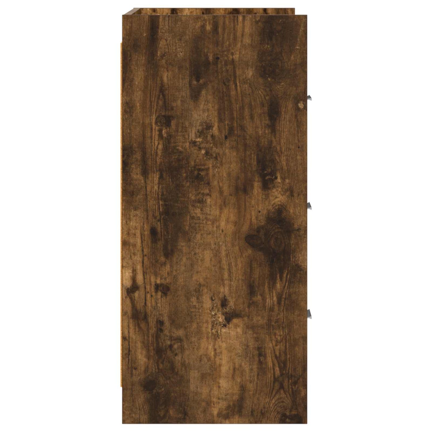 vidaXL Sideboard Smoked Oak 75 x 33 x 80 cm Engineered Wood