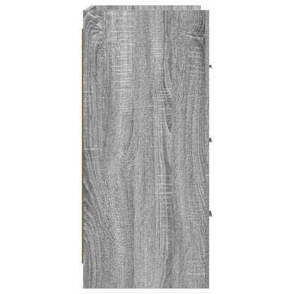 vidaXL Sideboard Grey Sonoma 75 x 33 x 80 cm Engineered Wood