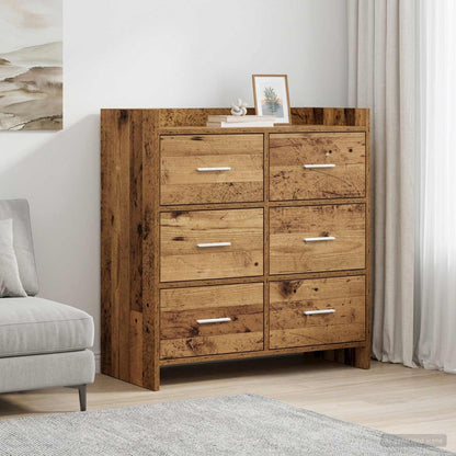 vidaXL Sideboard Old Wood 75 x 33 x 80 cm Engineered Wood