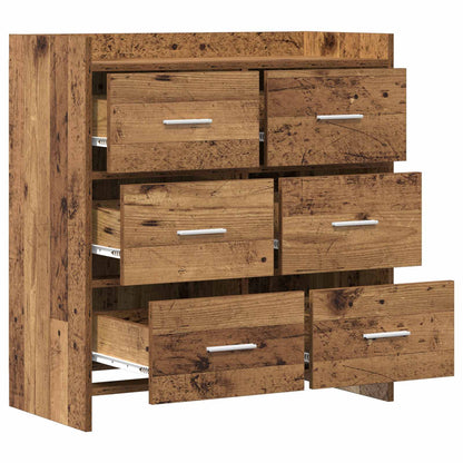 vidaXL Sideboard Old Wood 75 x 33 x 80 cm Engineered Wood