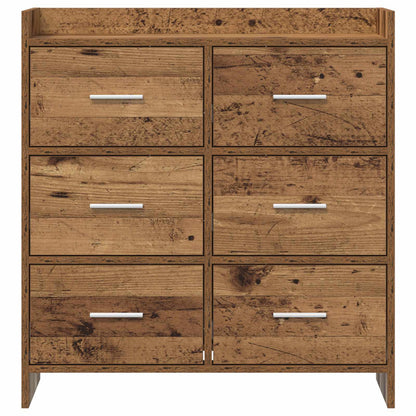 vidaXL Sideboard Old Wood 75 x 33 x 80 cm Engineered Wood