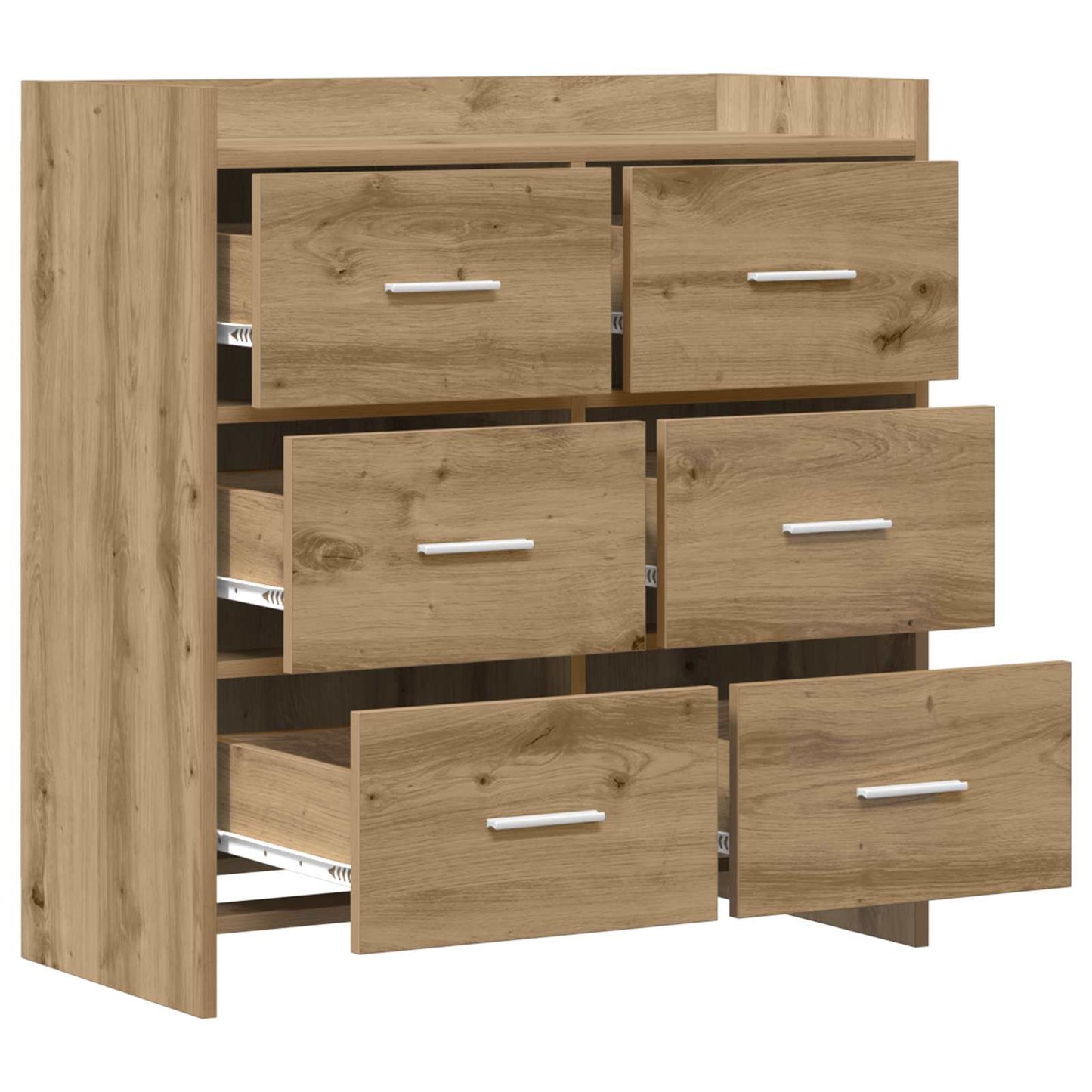 vidaXL Sideboard Artisan Oak 75 x 33 x 80 cm Engineered Wood