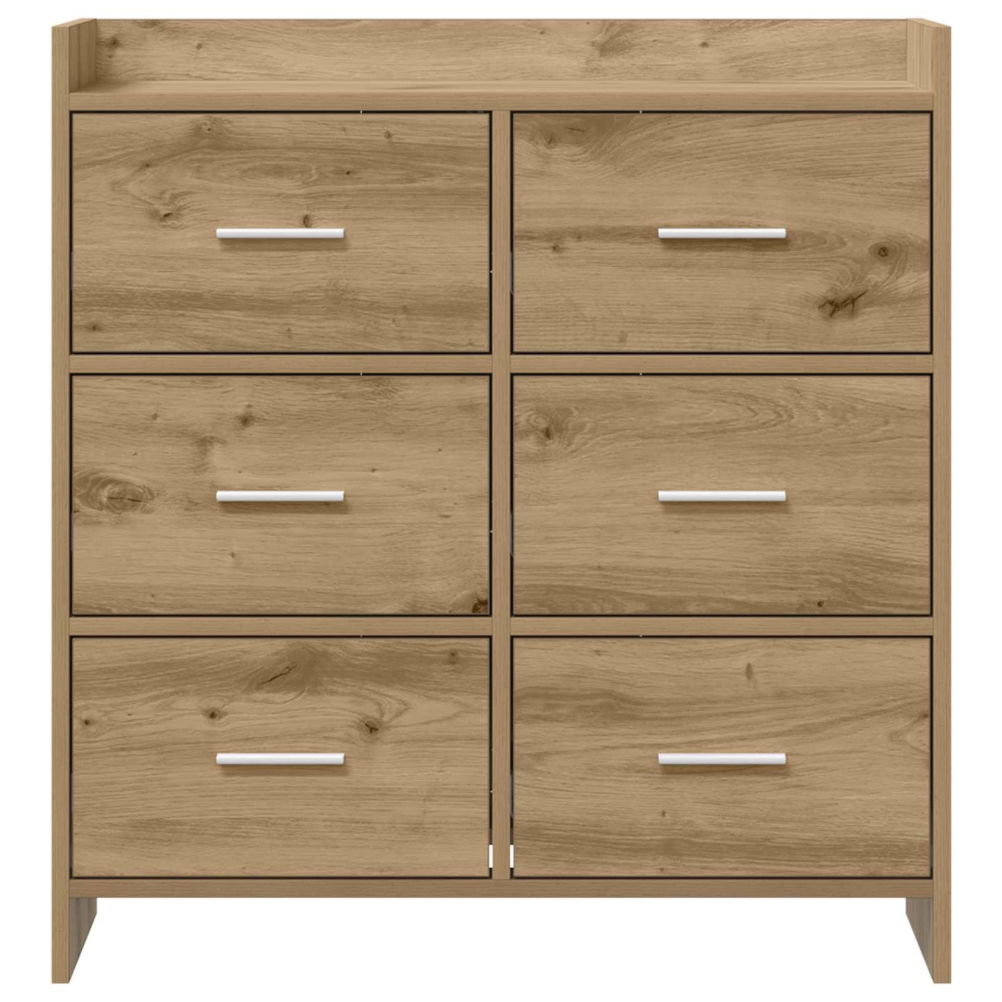 vidaXL Sideboard Artisan Oak 75 x 33 x 80 cm Engineered Wood