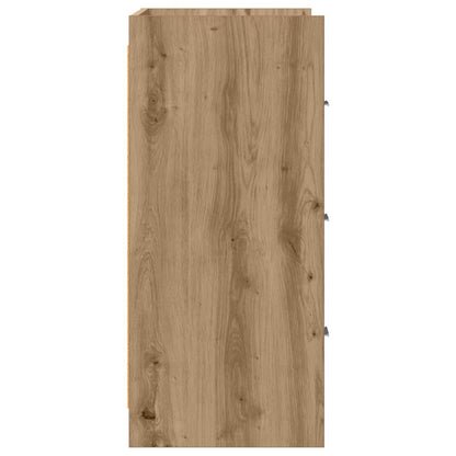 vidaXL Sideboard Artisan Oak 75 x 33 x 80 cm Engineered Wood