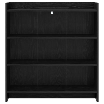 vidaXL Sideboard Black Oak 75 x 36 x 80 cm Engineered Wood