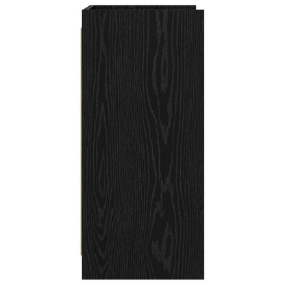 vidaXL Sideboard Black Oak 75 x 36 x 80 cm Engineered Wood