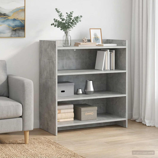vidaXL Sideboard Concrete Grey 75 x 36 x 80 cm Engineered Wood
